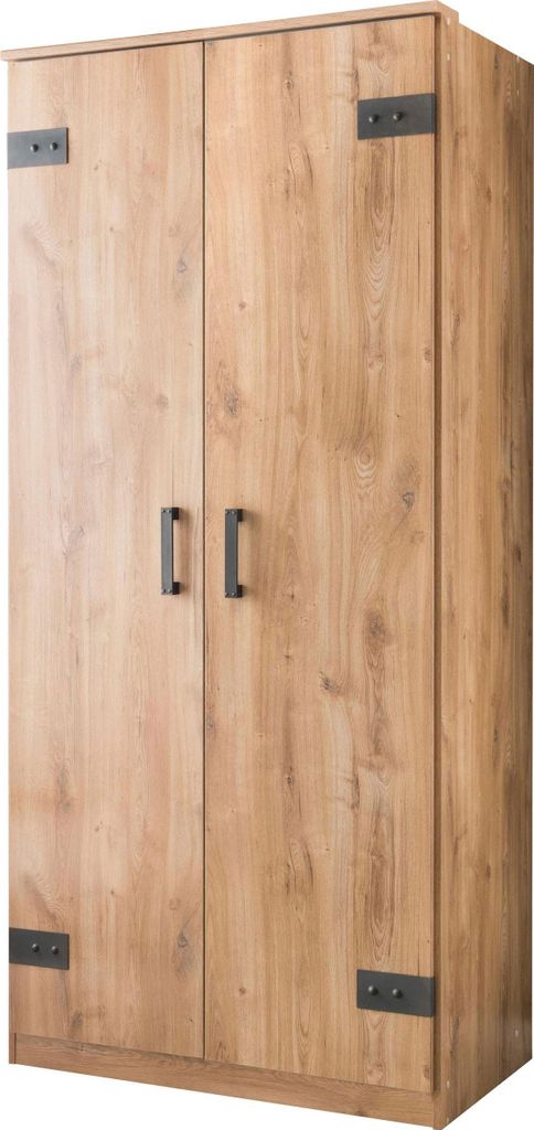 64373 Liverpool Armoire 2 portes chêne à planches / Image du produit 