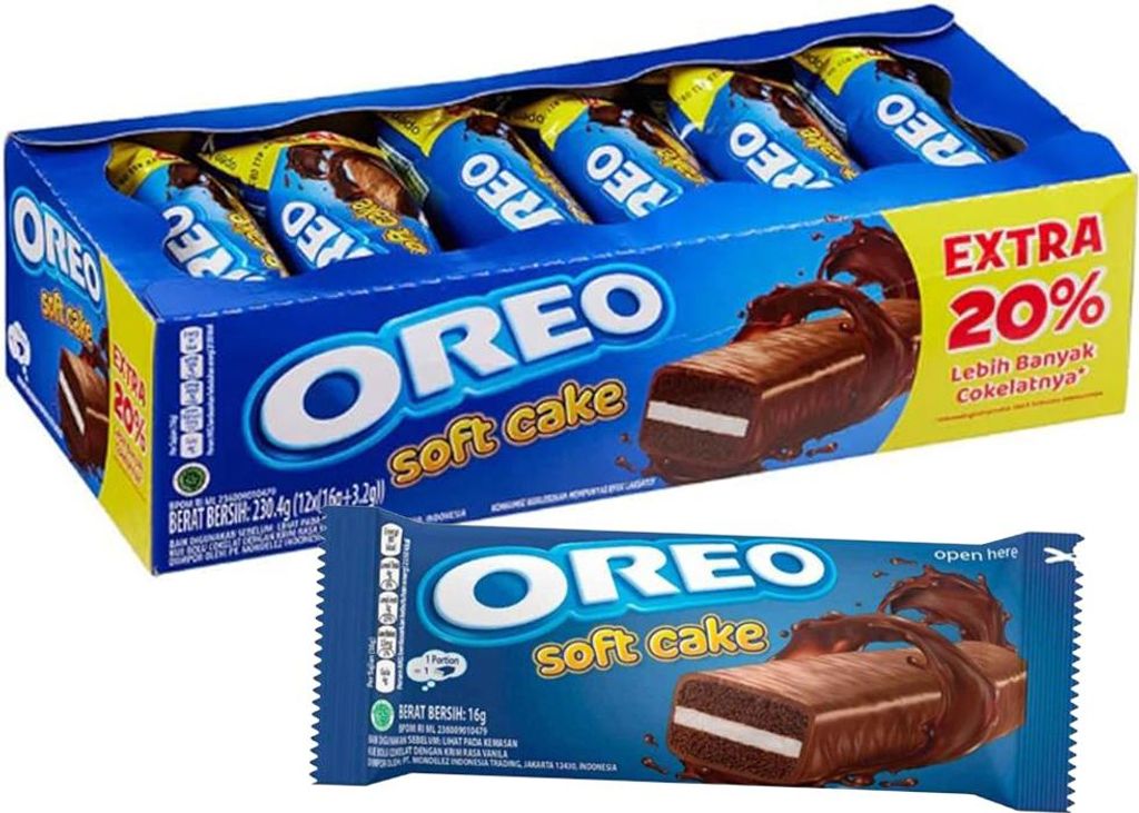 Oreo Soft Cake 12 x 19,2g Vorratspack Produktbild 