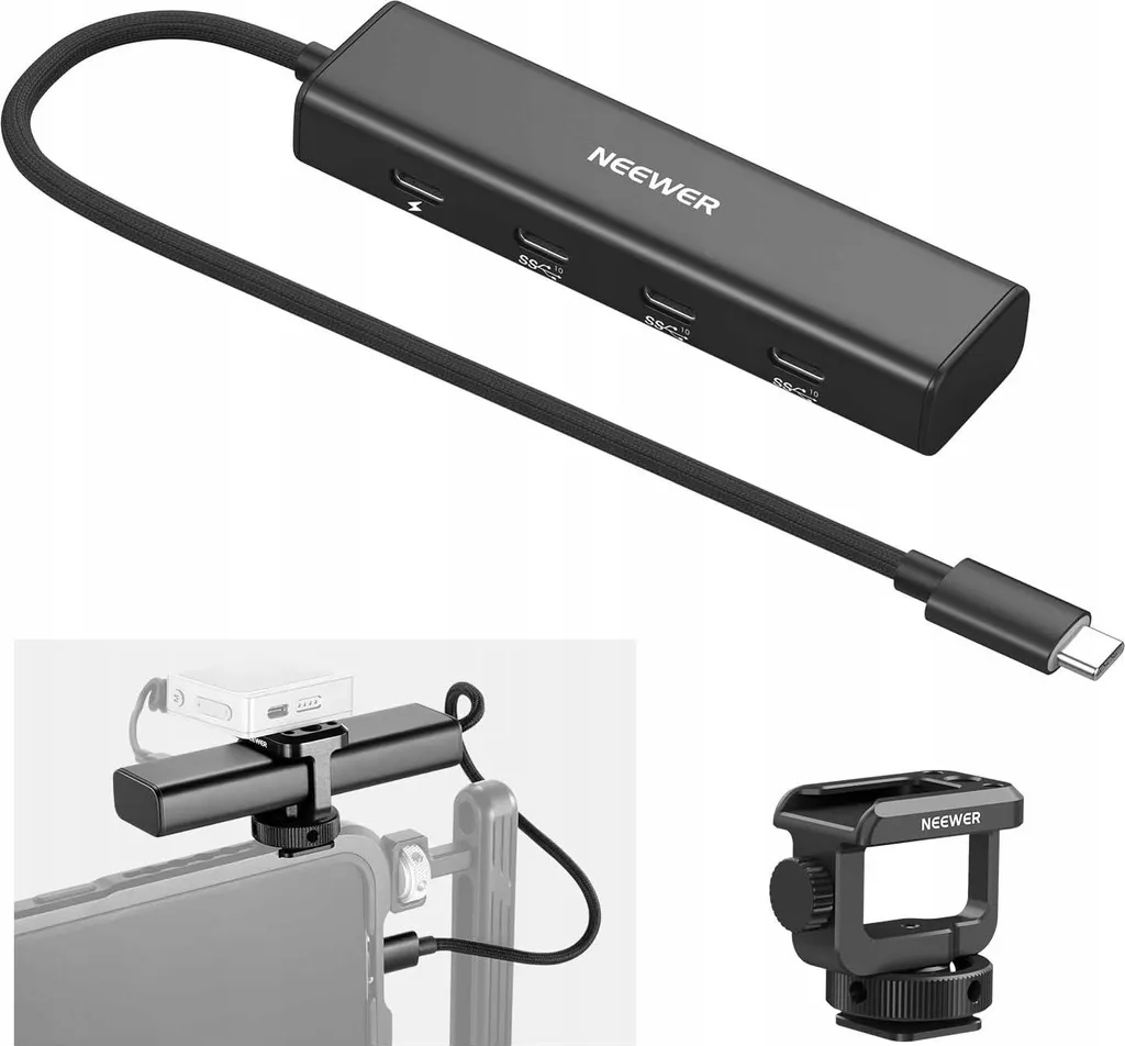 Hub USB-C 10 Gbps Fixe Neewer PS020E : Ne Perdez Plus Votre Connexion