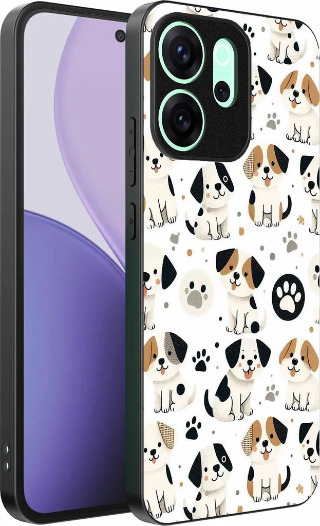 Custodia Oppo Reno 14 F con Stampa Cane - Cover TPU Morbida Dog Design