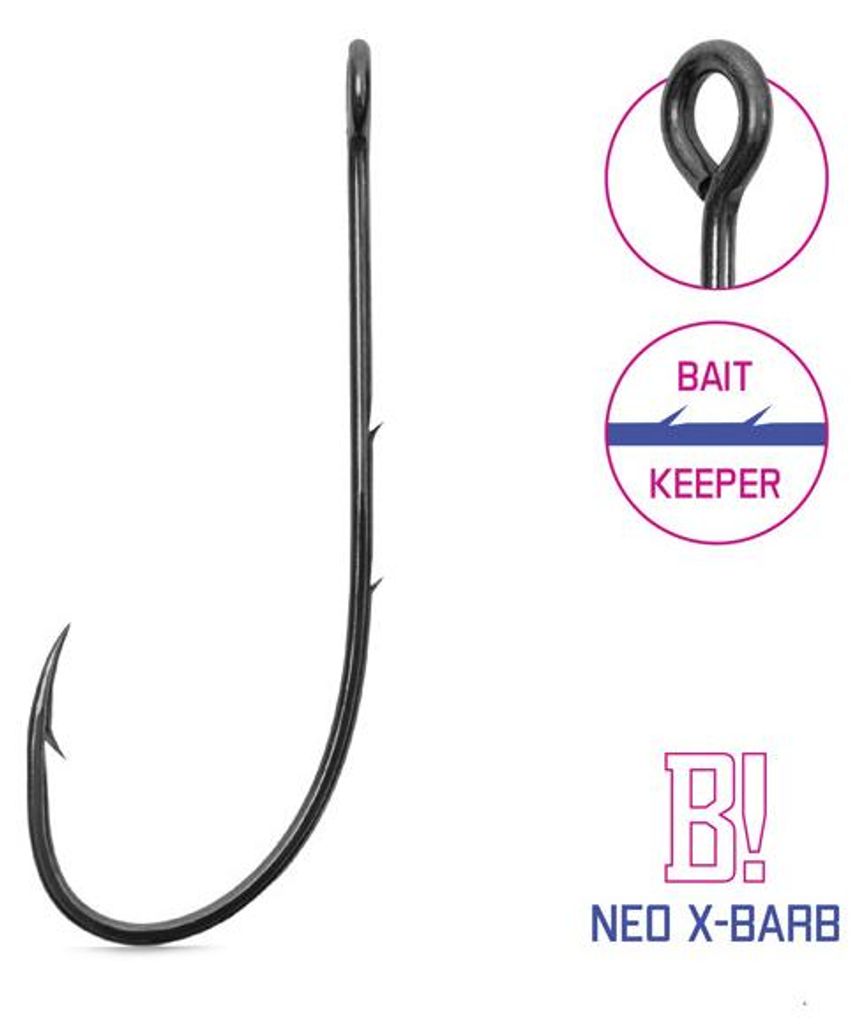 DELPHIN B! NEO X-BARB, Cheburashka-Haken, 8 Stk., 101005136