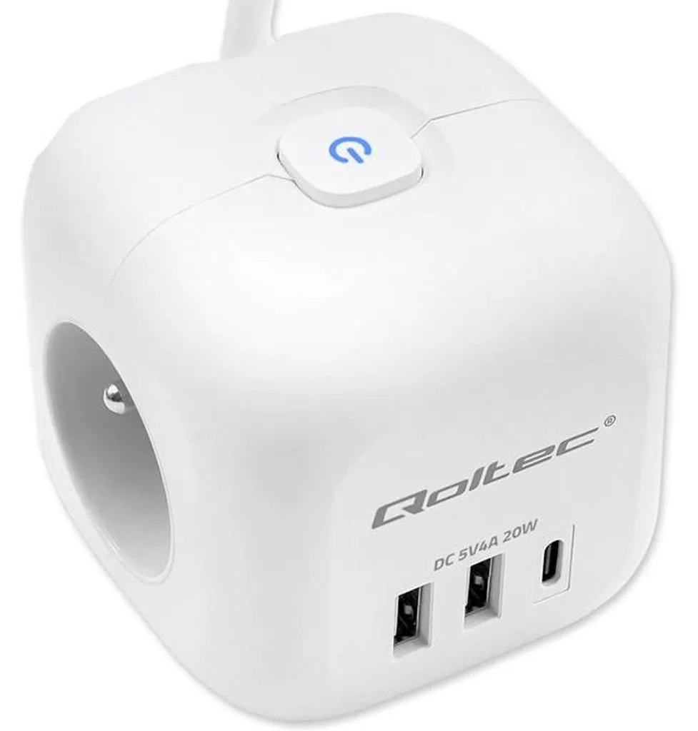 Multiprise Cube pour Gagner de la Place avec USB-C PD 20W Rapide - 7