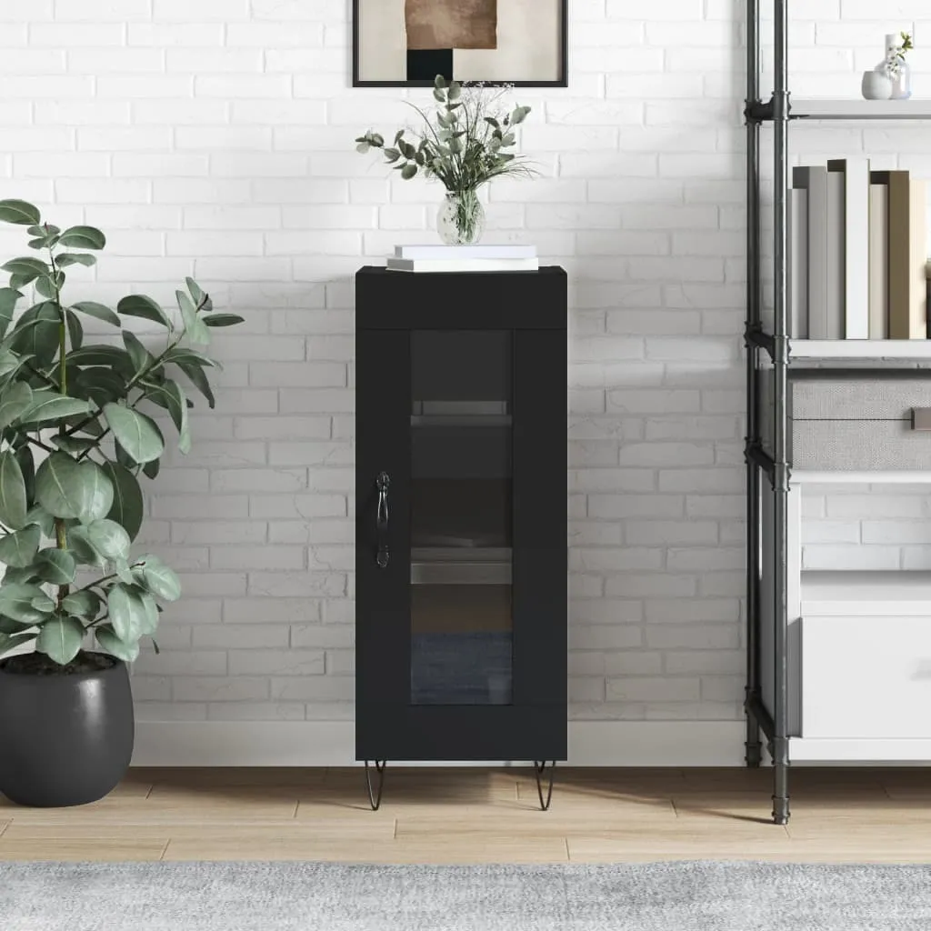 Mobile Credenza Nero Living Store 34x34,5x90 - Estetica Industriale