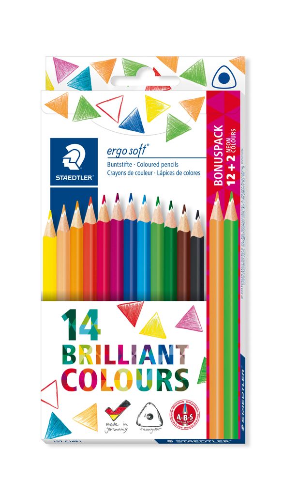 STAEDTLER Farbstift ergo soft Col. pencil ergosoft 14pcs Kartonetui