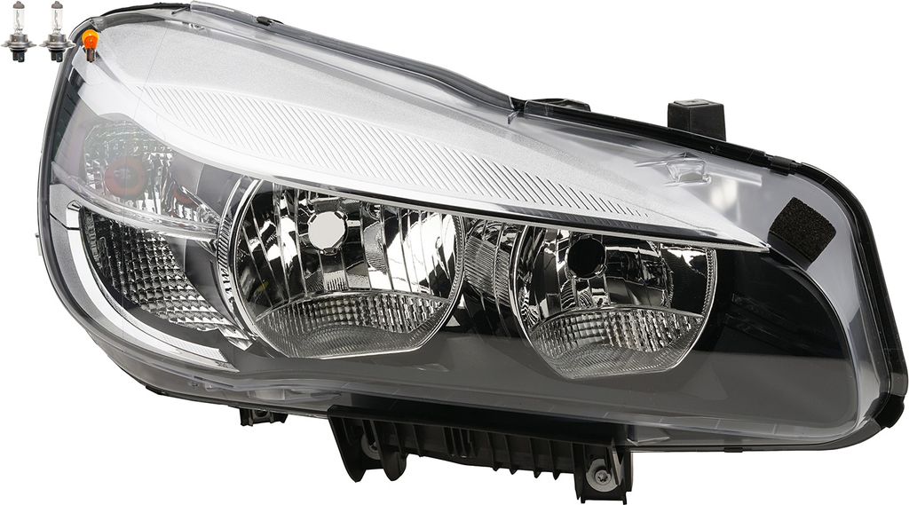 Johns, Scheinwerfer Halogen passend für BMW 2er F45 F46 10/12-02/18 Rechts Leuchtmittel 63117422574 63117404868 63117409104 7404868 7409104 7422574