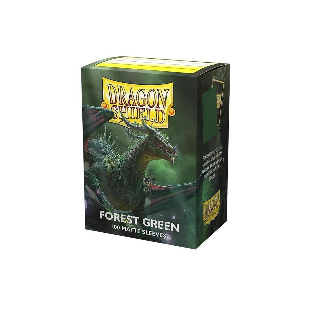 Dragon Shield Standardgröße Matte Ärmel - Waldgrün (100 Produktbild 