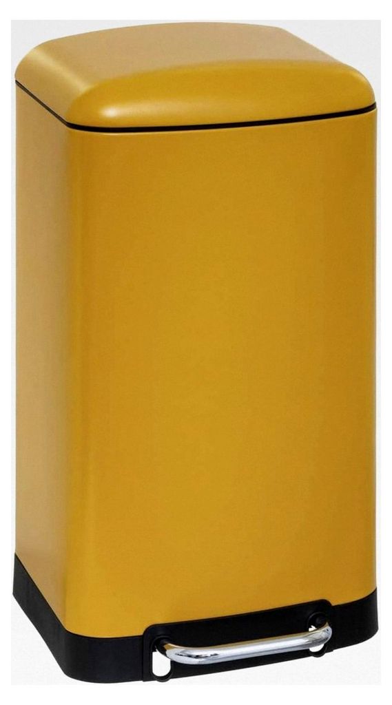 Abfalleimer aus Metall 30 l Ariane hellorange
