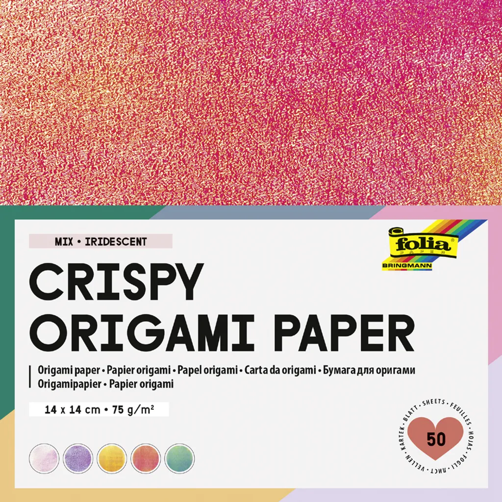 Recensione Folia 3114: Fogli Origami Croccanti 14cm 50 Fogli