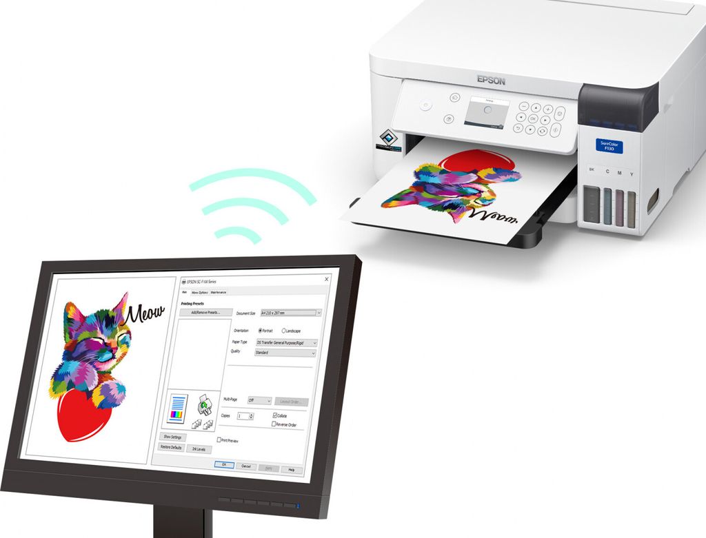 Epson SC-F100 - Drucker - Farbe - Thermosublimation USB 2.0 Produktbild 6