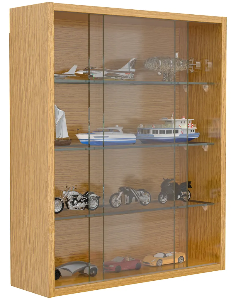 Vitrine Murale Anti-Poussière Drivalo M 60x50x15 cm - Protection Objets