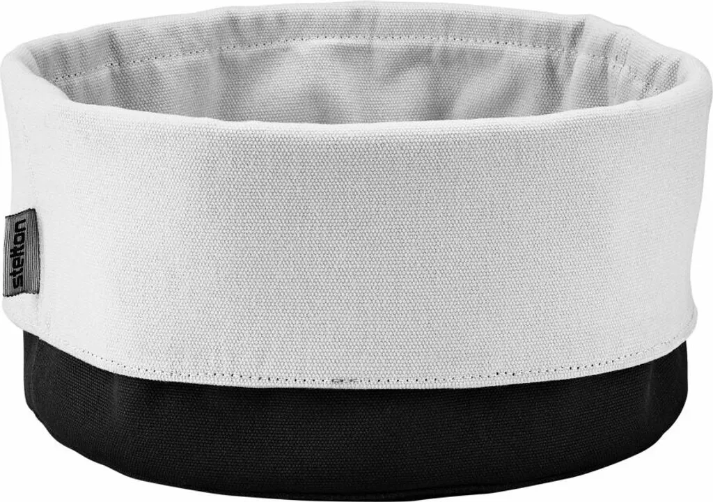 Cestino Pane Stelton Brottasche 1322 Ø23cm Nero/Sabbia | 100% Cotone