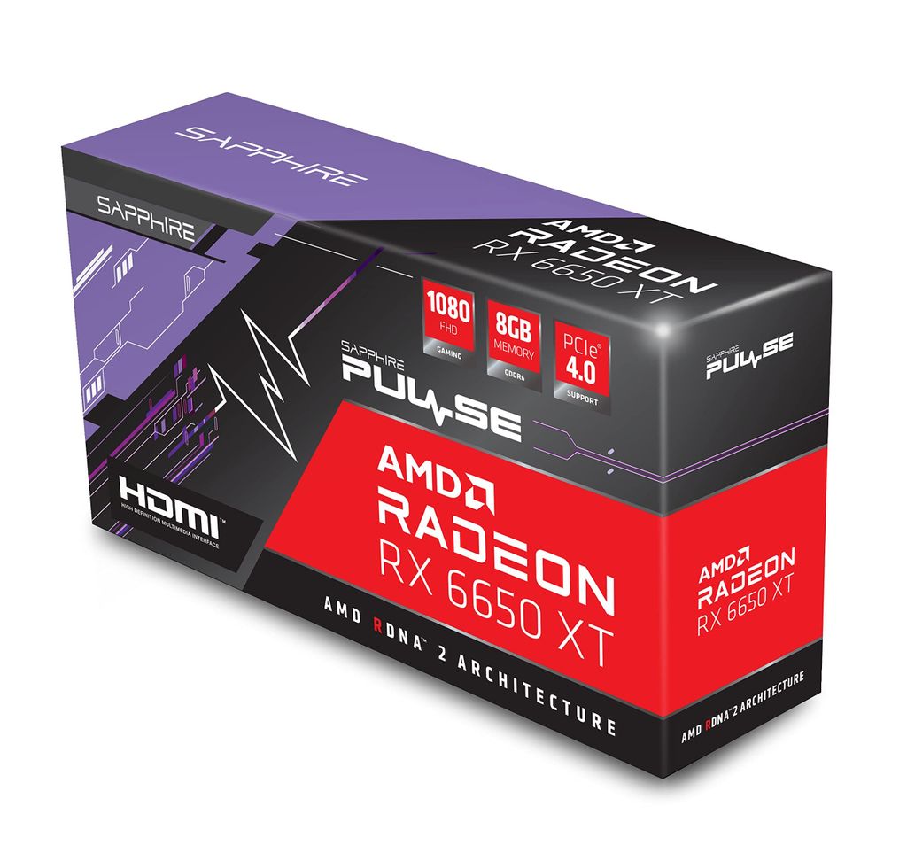 Sapphire Pulse Radeon RX 6650 XT - Karty graficzne Zdjęcie produktu 