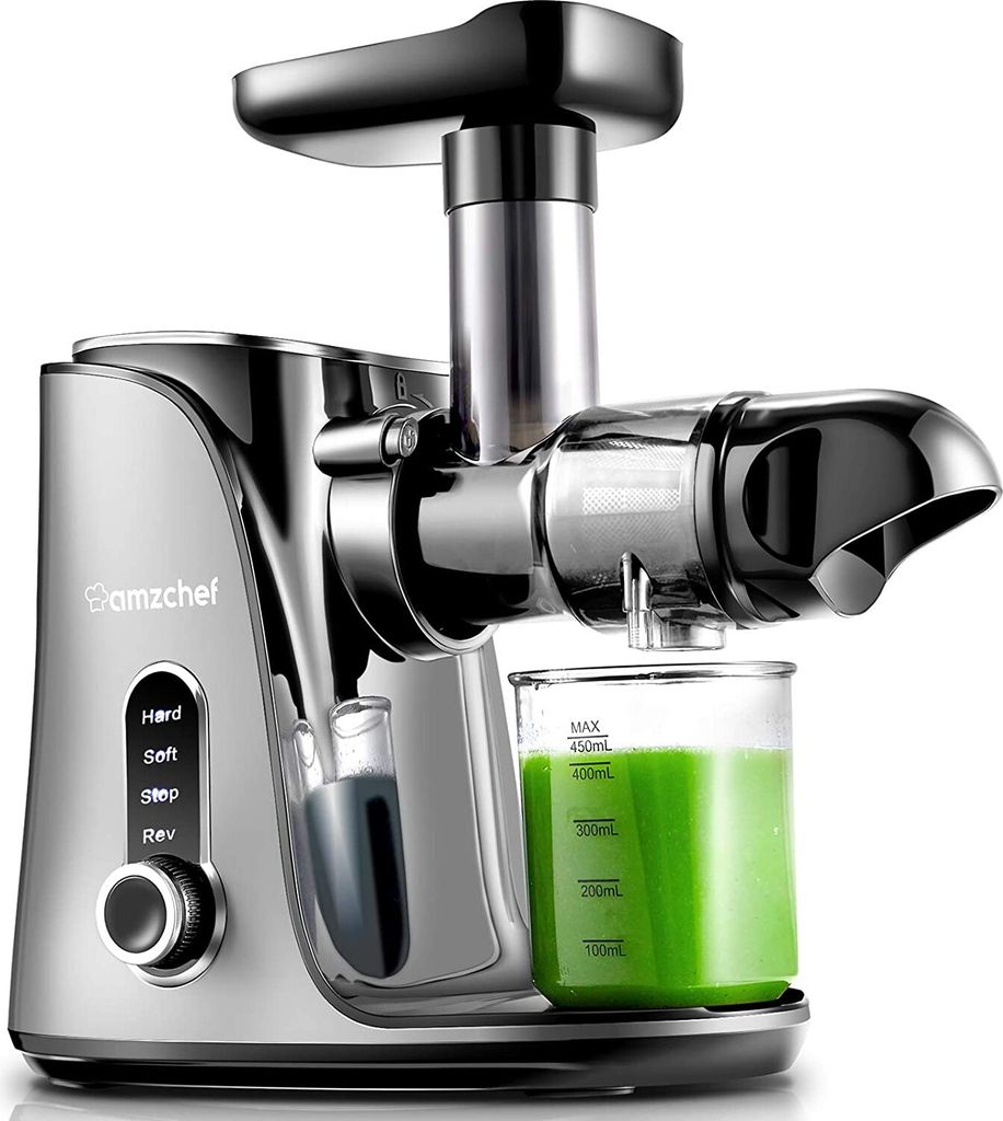 AMZCHEF Slow Juicer Entsafter mit 2 Geschwindigkeitsmodi, Produktbild 