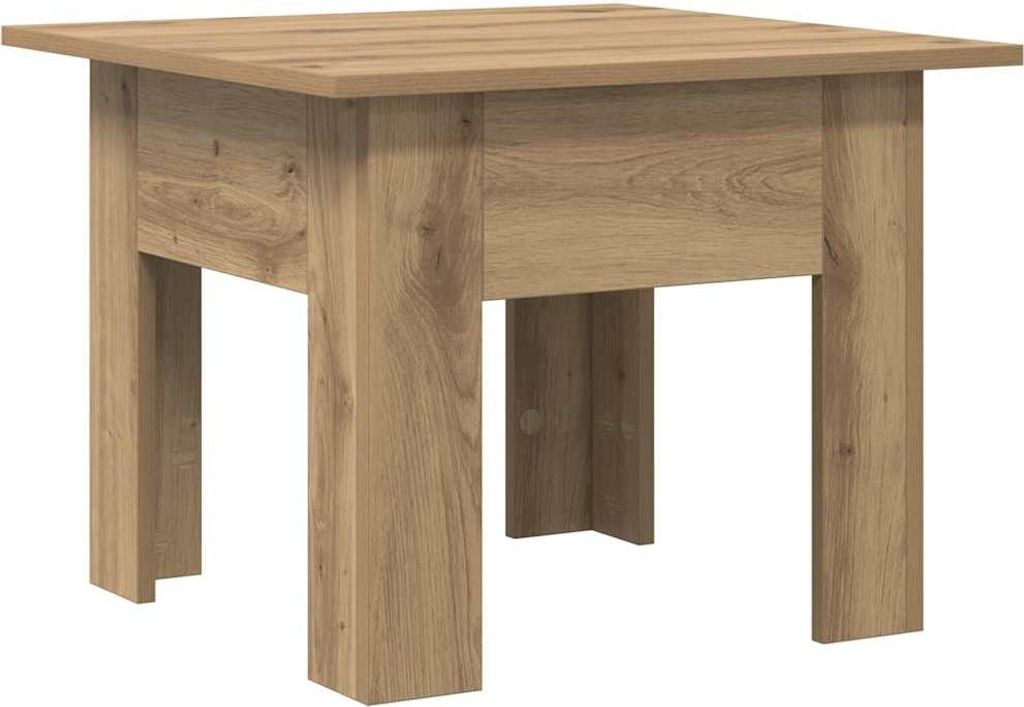 vidaXL Couchtisch Artisan-Eiche 55 x 55 x 42 cm Holzwerkstoff