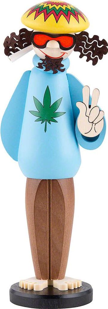 Bob der Kiffer (26cm) Räuchermann von Spielwarenmacher Günther
