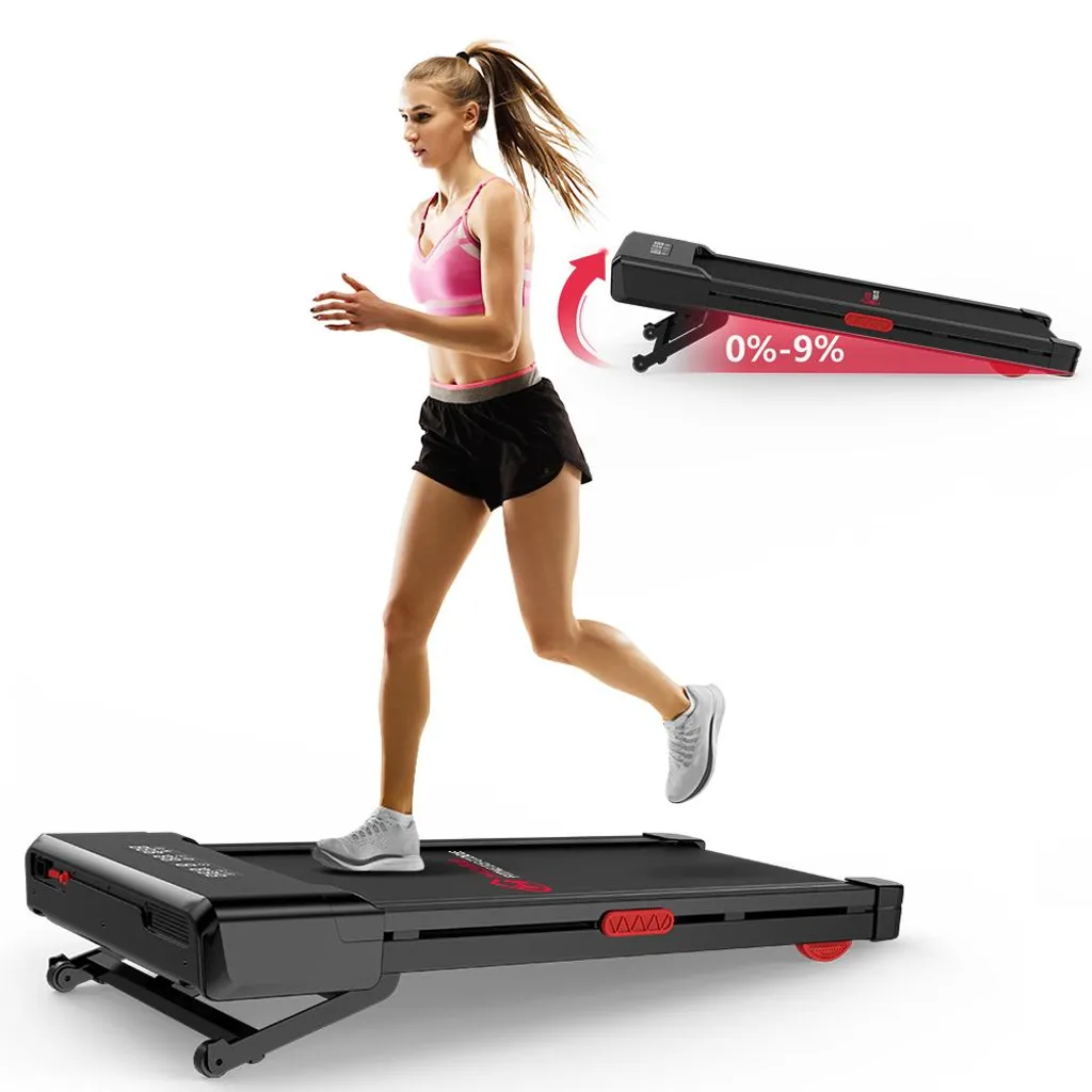 Tapis de course incliné 9 % avec moteur 3,0 CV - Supporte jusqu'à 145 kg