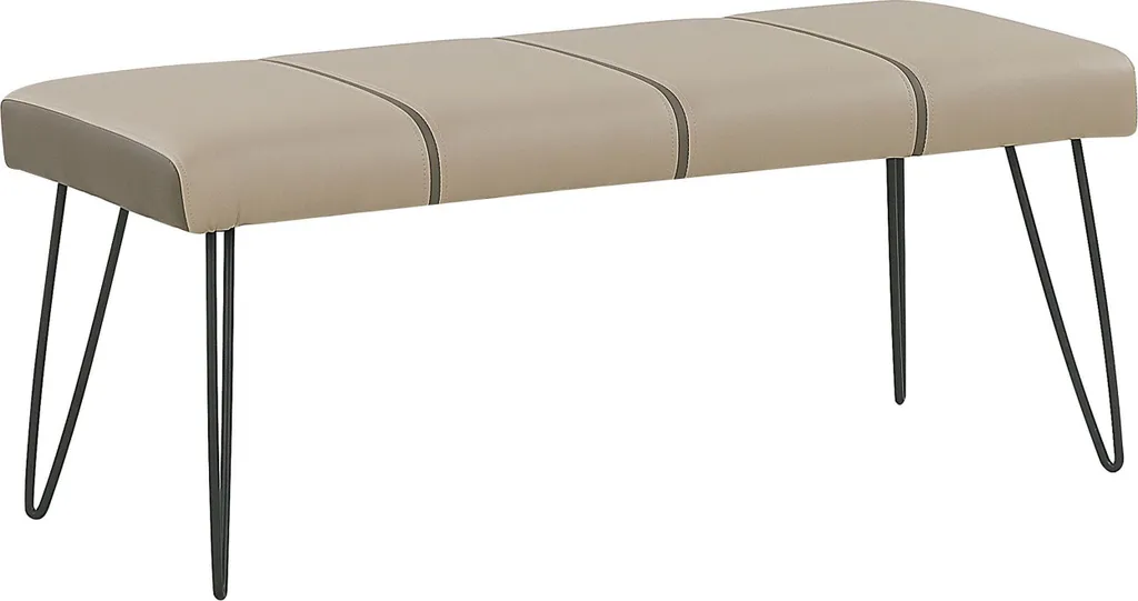 Banc de chambre beige Betin pour organiser votre pièce avec élégance