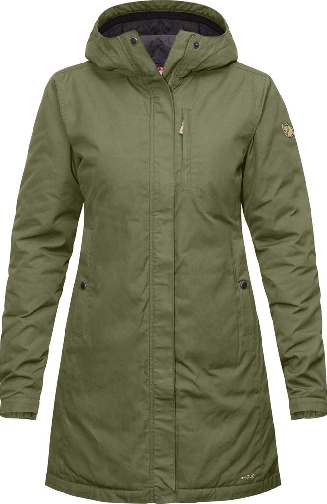 FJÄLLRÄVEN Kiruna Padded Parka W Green L