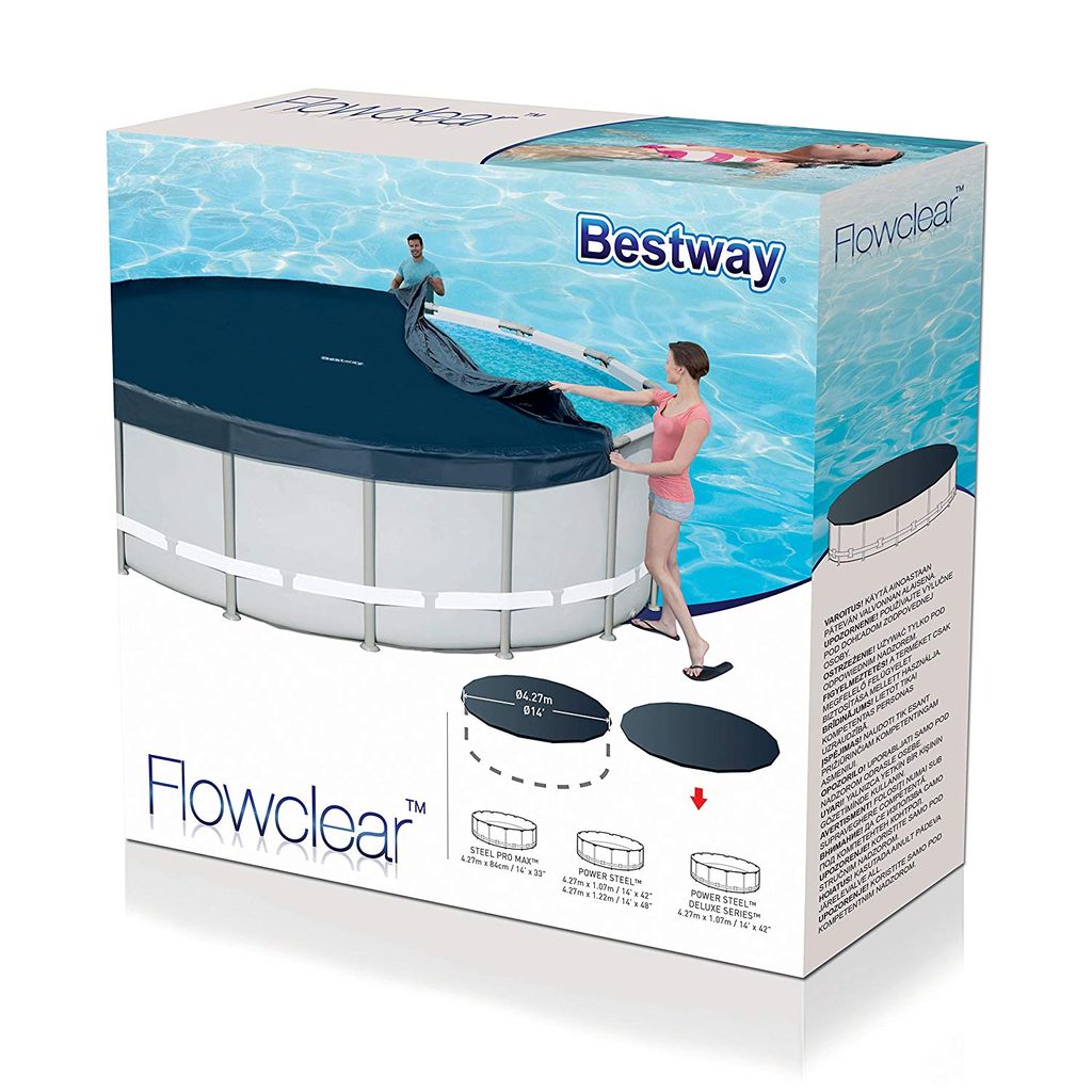 Bestway Abdeckplane für Frame Pool Ø 427 cm; 58248 Produktbild 38