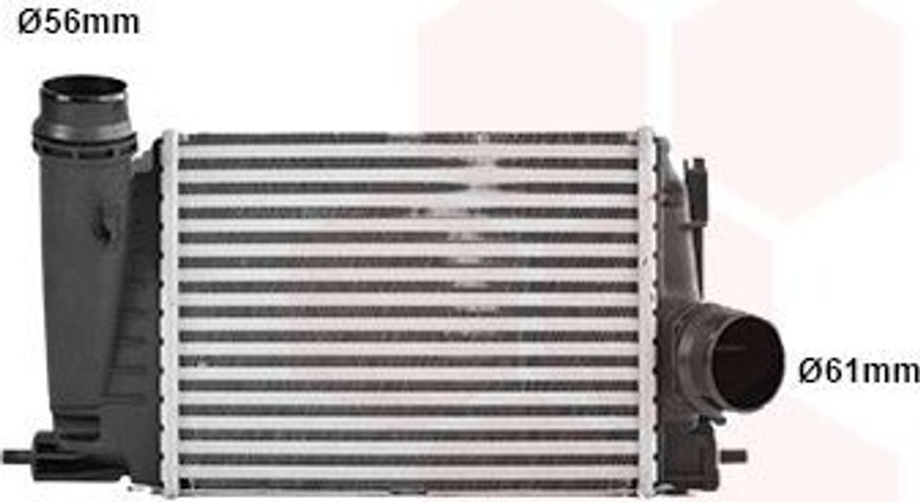 VAN WEZEL 13014717 Ladeluftkühler LLK für NISSAN Qashqai II (J11, J11) Turbo Intercooler