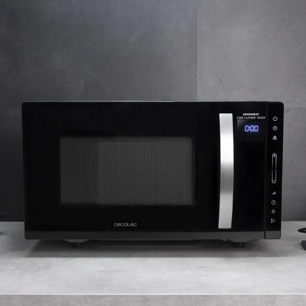 Micro-ondes tactile 800W technologie Flatbed 23L noir Cecotec - 3