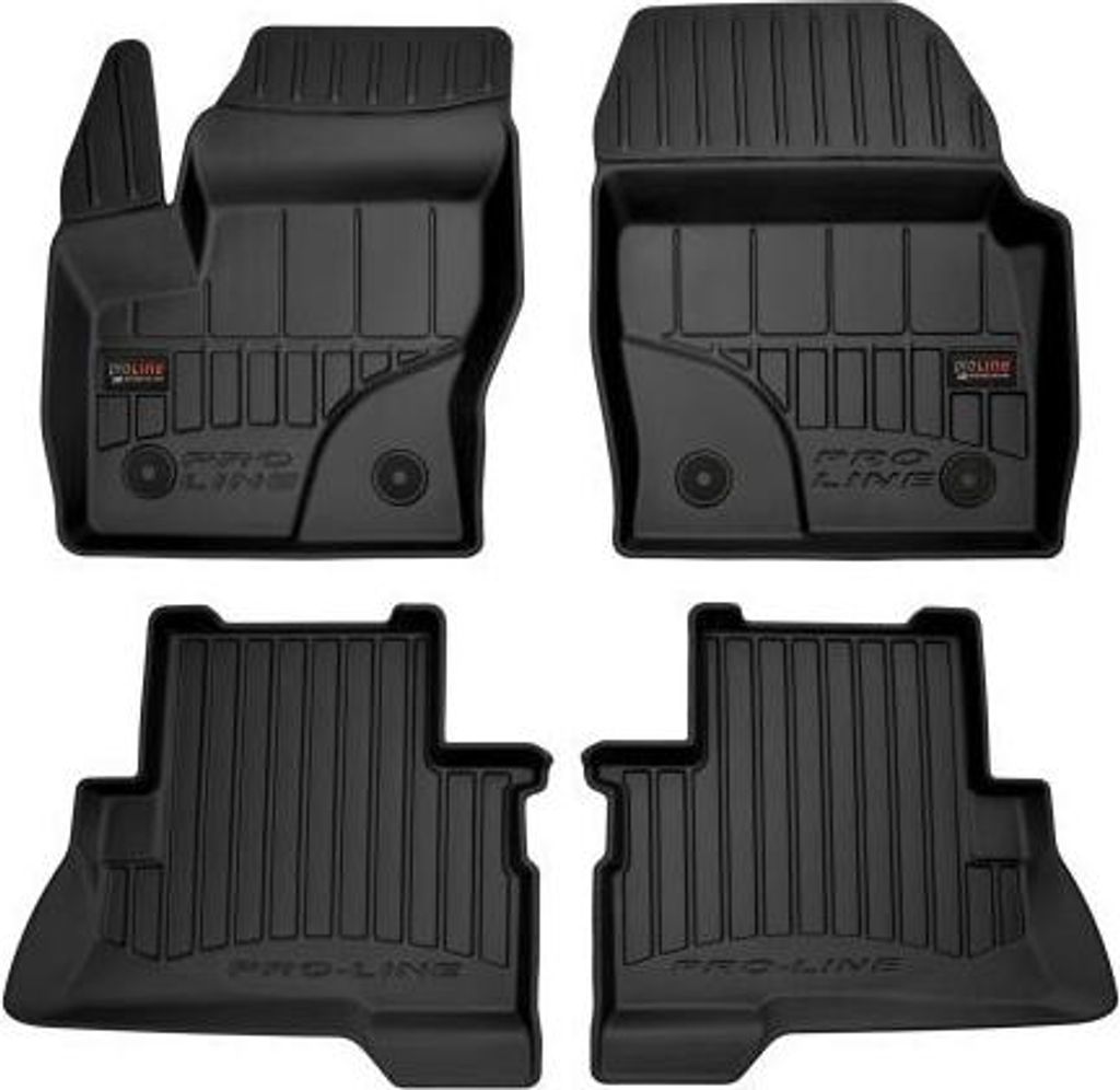 4x FROGUM ProLine 3D TPE Fußmatten für FORD Kuga Mk2 (DM2) Vorne+Hinten