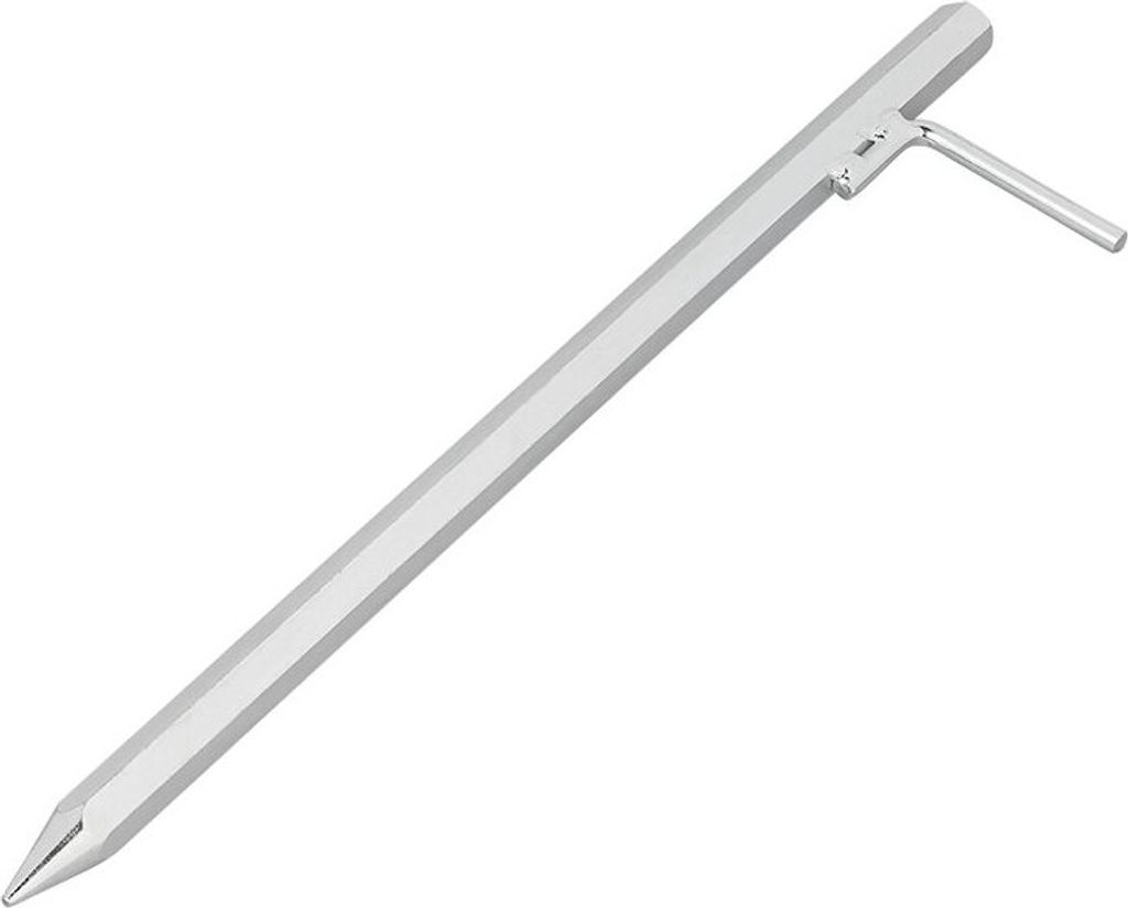 Bodenanker 40 cm aus verzinktem Stahl mit L-Haken