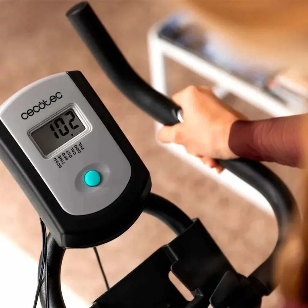 Cecotec DrumFit Interior Vélo d'appartement Noir avec écran LCD complet