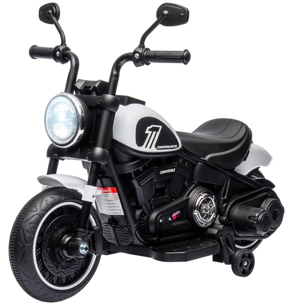 HOMCOM Elektrische kinderauto, elektrische motorfiets, Productafbeelding 
