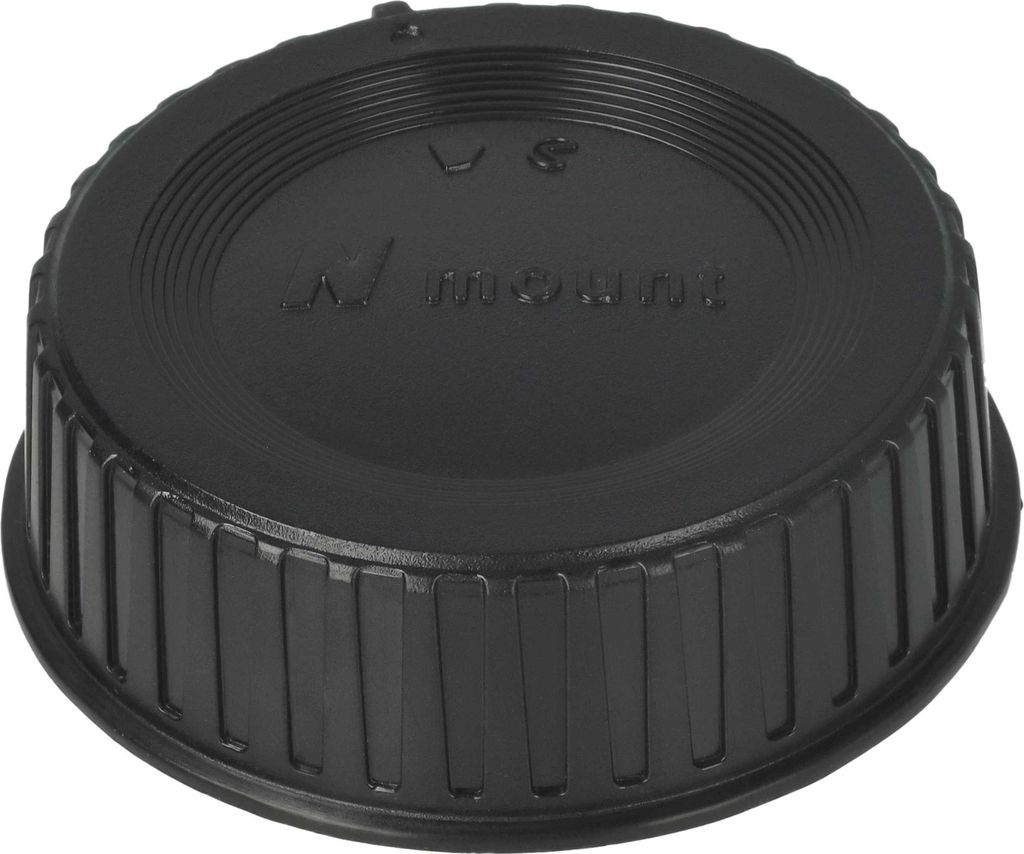vhbw Objektiv-Rückdeckel kompatibel mit Nikon Objektive mit einem F-Bajonett - Kunststoff Schwarz