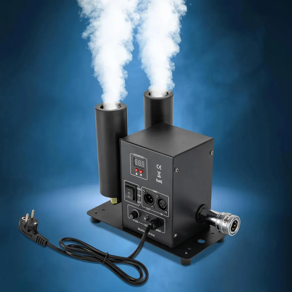 Machine à effet cryogénique CO2 professionnelle DMX 150W double buse