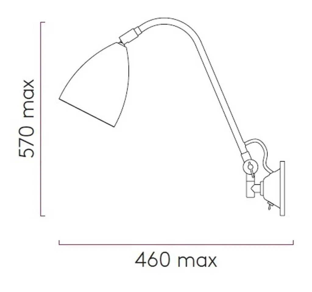 Applique Murale Astro Joel Grande Crème E27 - Solution Éclairage Précis - 2