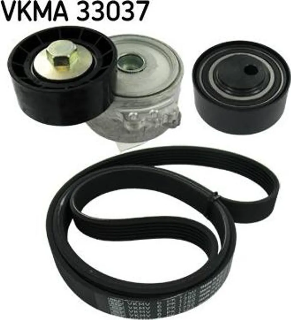 Kit courroie trapézoïdale SKF VKMA 33037 OE 46769821 pour Berlingo et C5