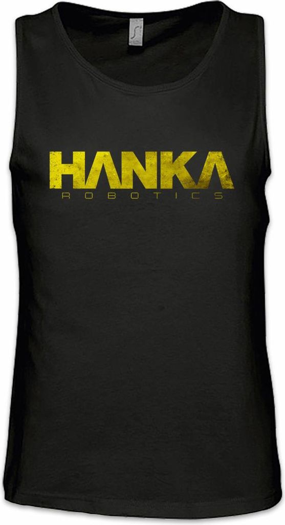 Urban Backwoods Hanka Logo, Ärmelloses T-Shirt, Farbe: Schwarz, Größe: 4XL