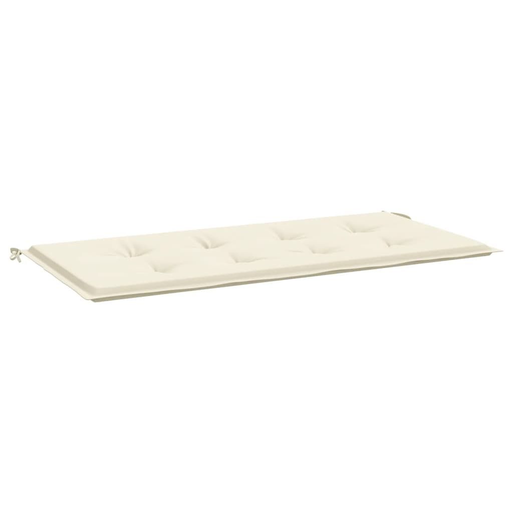 Gartenbank-Auflage Creme 100x50x4 cm Oxford-Gewebe