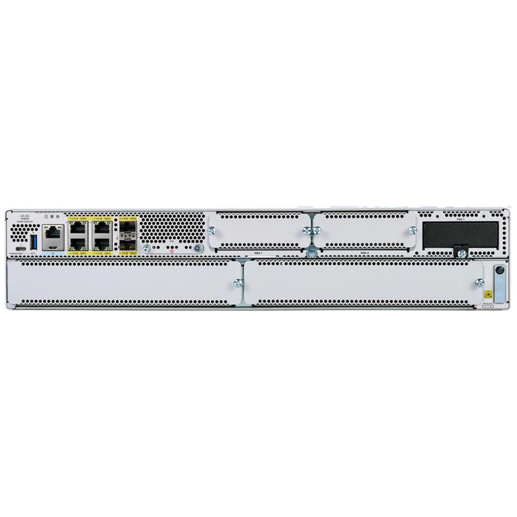 Cisco C8300-1N1S-4T2X Router WAN Ethernet 10 Gigabit 4 porte rack 1U grigio