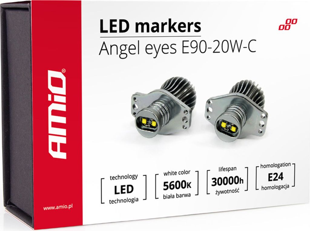 LEDs pour yeux d'ange BMW E90, E91 Ampoules pour voiture