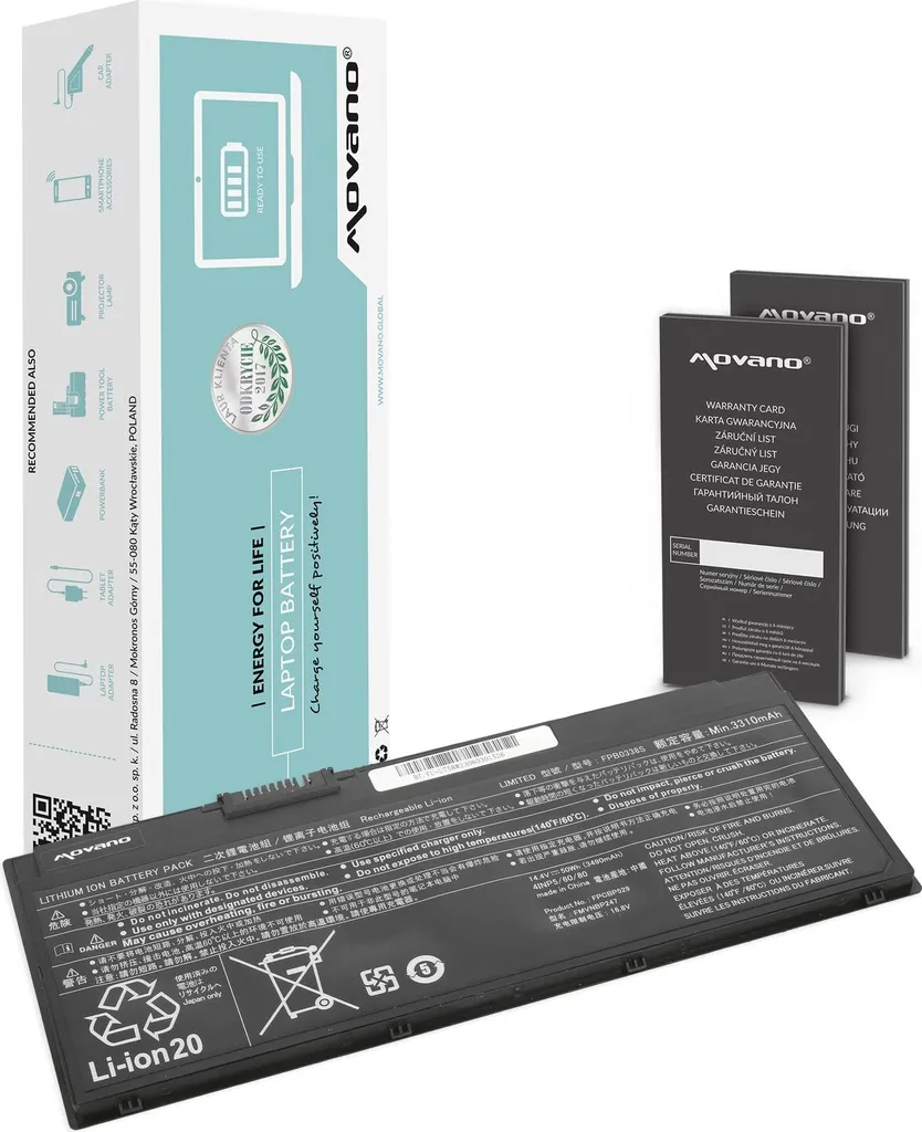 Batteria FPB0338S Economica per Fujitsu LifeBook U758 | 14.4V 3490mAh