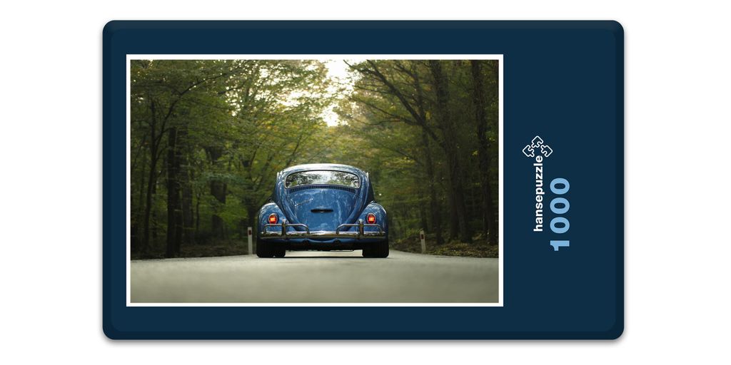 hansepuzzle 12944 - Oldtimer Puzzle, 1000 Teile, Fortbewegung, 60,0 x 46,0cm mit hochwertiger Aufbewahrung, Kartonbox & Beutel