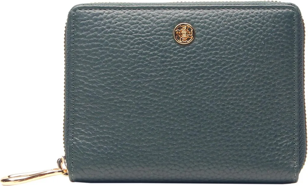 Porte-monnaie Esquire Alexandria en cuir vert foncé pour homme élégant
