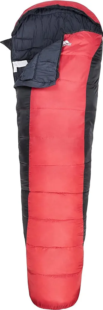 Sac de couchage de camping Trespass Siesta de taille unique rouge