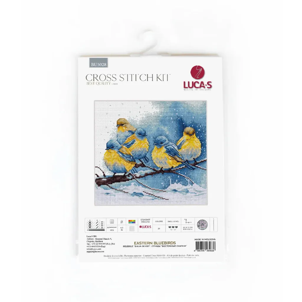 Kit Ricamo Luca-S Tordi Orientali B556 | Punto Croce Professionale - 2