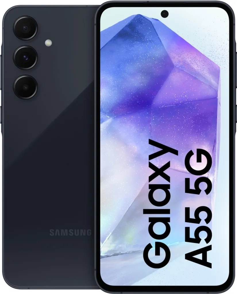 Samsung Galaxy A55 5G 256GB Awesome Navy, A556, 16,83cm (6,6") Super AMOLED Display, Android 14, 50MP Triple-Kamera - EU-Version
