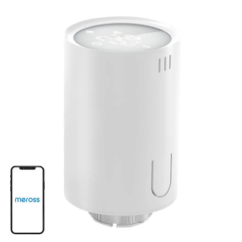 Testa Termostatica WiFi Meross MTS150HHK: Smart Hub + App Control