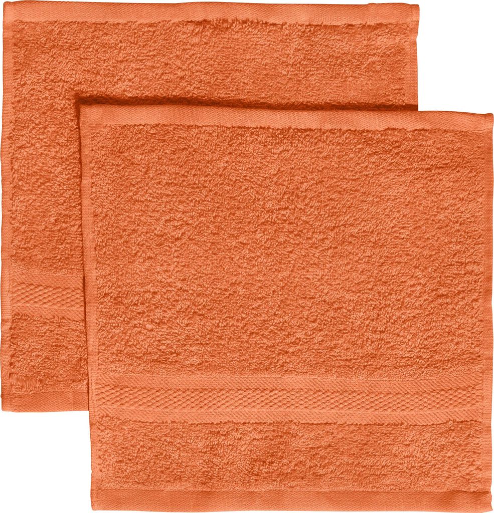 REDBEST Seiftuch Chicago" 2er-Pack terra 30x30 cm"