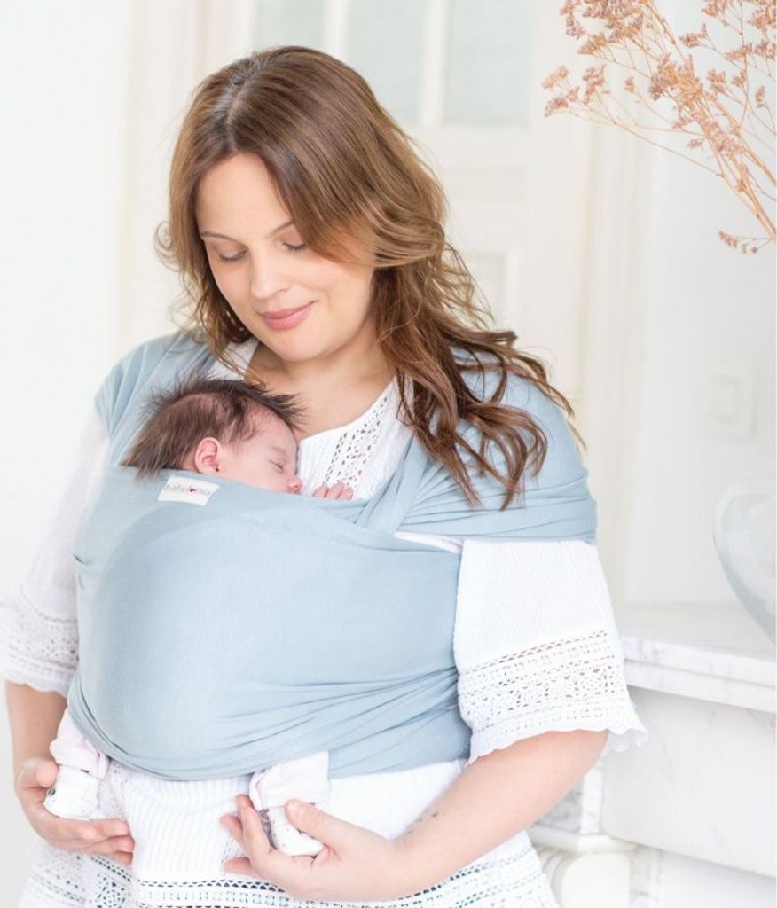 Nosidełko TRICOT-SLEN BAMBOO Blue Fog Zdjęcie produktu 