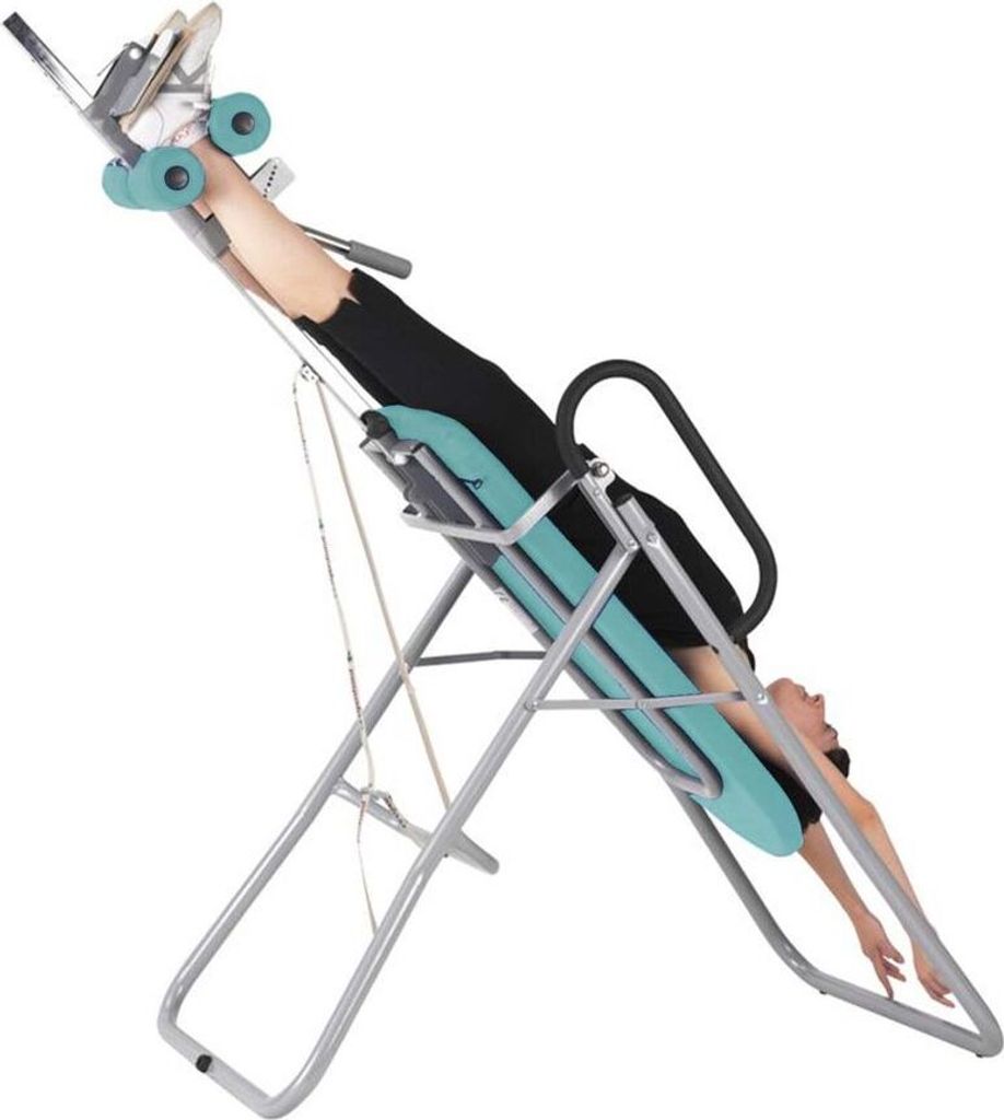 Massageliege, Inversionsbank mit grauem Rahmengestell, div. Farben, Farbe:56 sanitaire