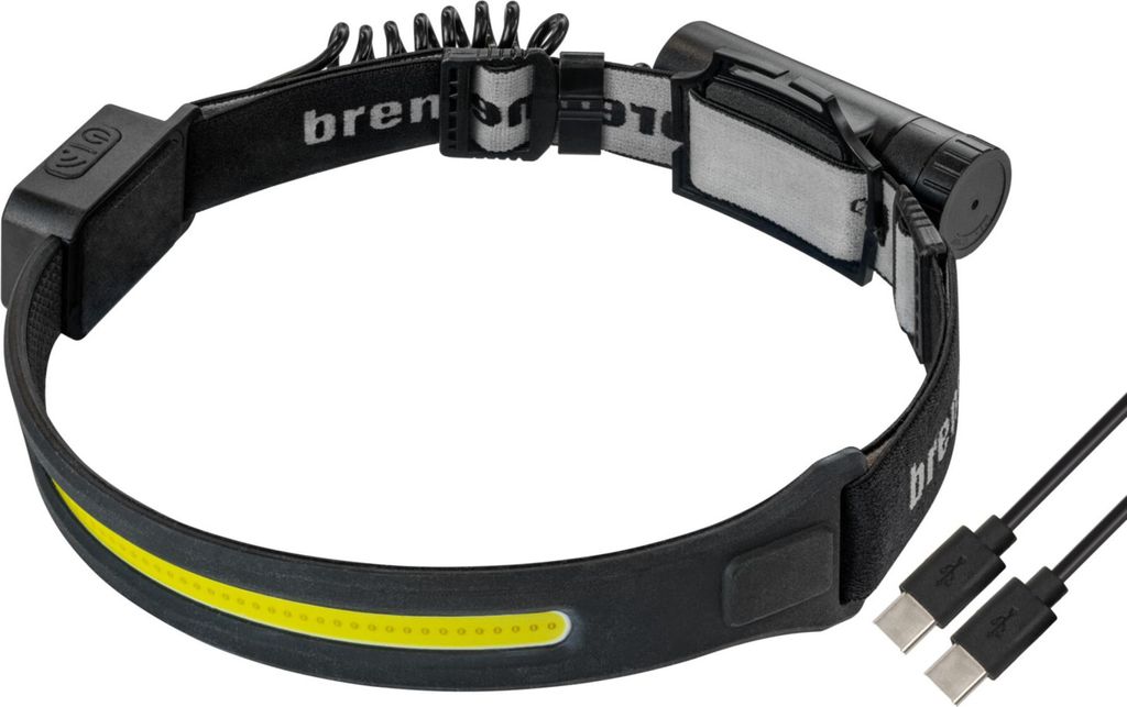 Brennenstuhl 1173760000, Stirnband-Taschenlampe, Schwarz, Produktbild 