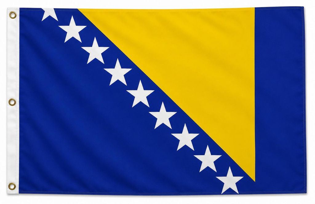 Flagge Fahne Bosnien-Herzogowina 90 x 150 cm - Fahne- Produktbild 
