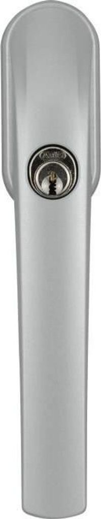 Fenstergriff ABUS FG300 S CL/DFNLI, Doppelter Schutz, DIN 18267 , Für Kunststoff- und Alufenster, Silber